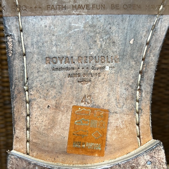 Royal RepubliQ White Dandy Derby Oxford Dress Shoes - Picture 15 of 16